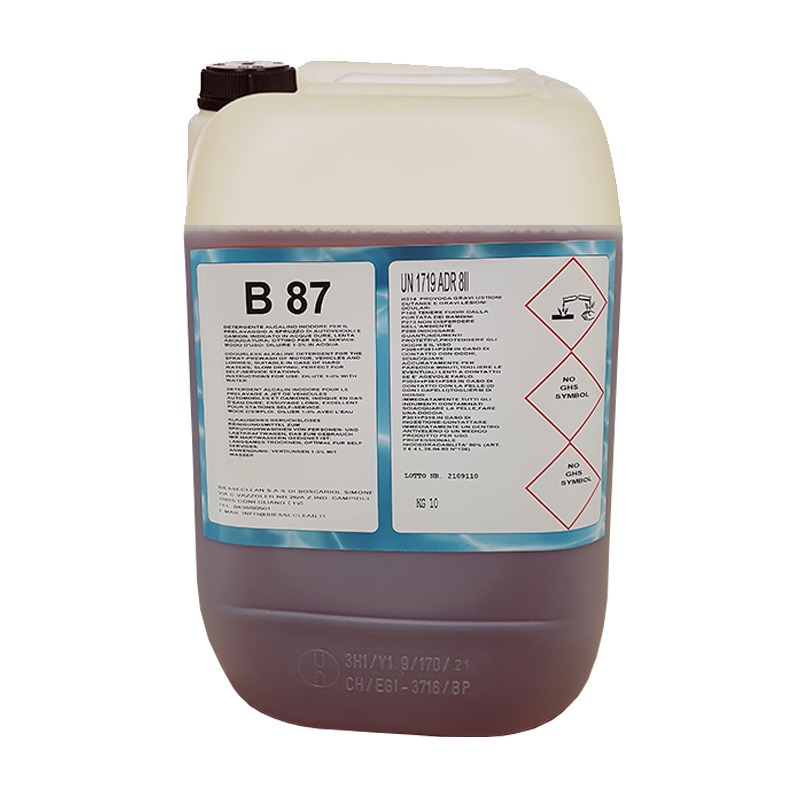 Detergente b87 alcalino in esclusiva solo da noi